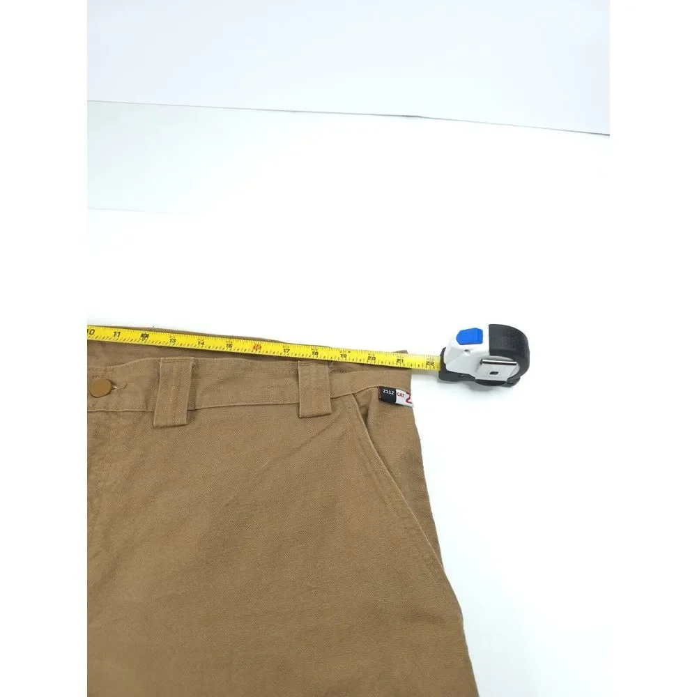 Duluth Trading Men's Fire Hose‎ Relaxed Fit Cargo Work Pants Brown Size 42x30